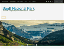 Tablet Screenshot of banffnationalpark.com